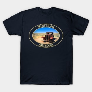 Antique Car on Historic Route 66 in Arizona T-Shirt